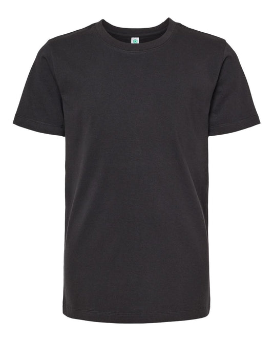 Youth Organic T-Shirt - Front - B10172502 - Black