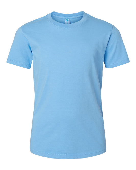 Youth Classic T-Shirt - Front - B10472252 - Azure