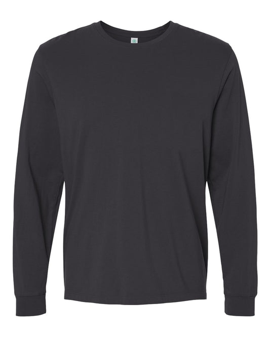Unisex Classic Long Sleeve T-Shirt - Front - B10872503 - Black
