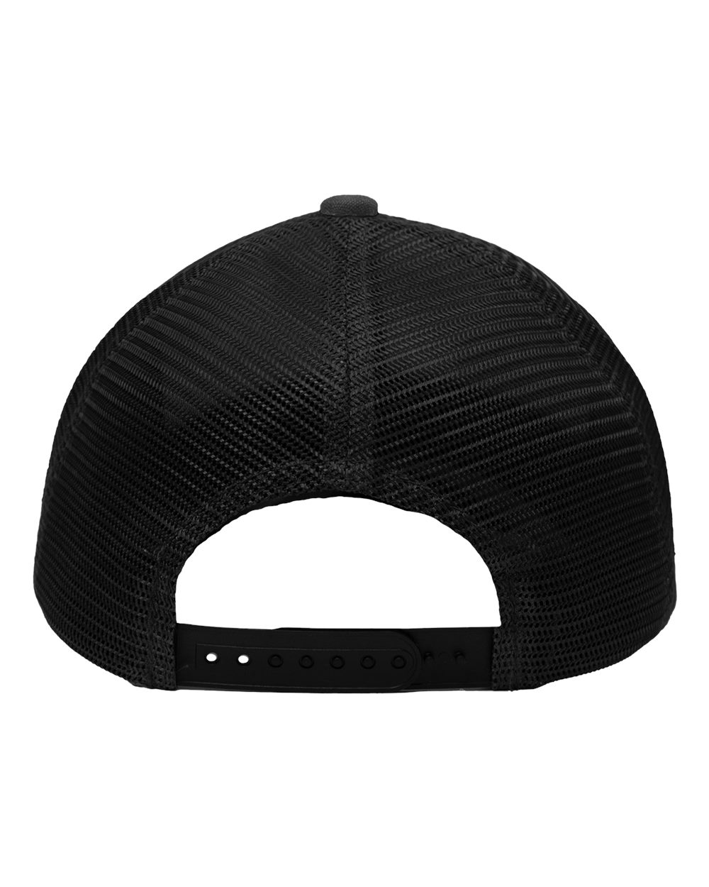 Modern Five-Panel Trucker Fit Cap - Back - B14895590 - Charcoal/ Black