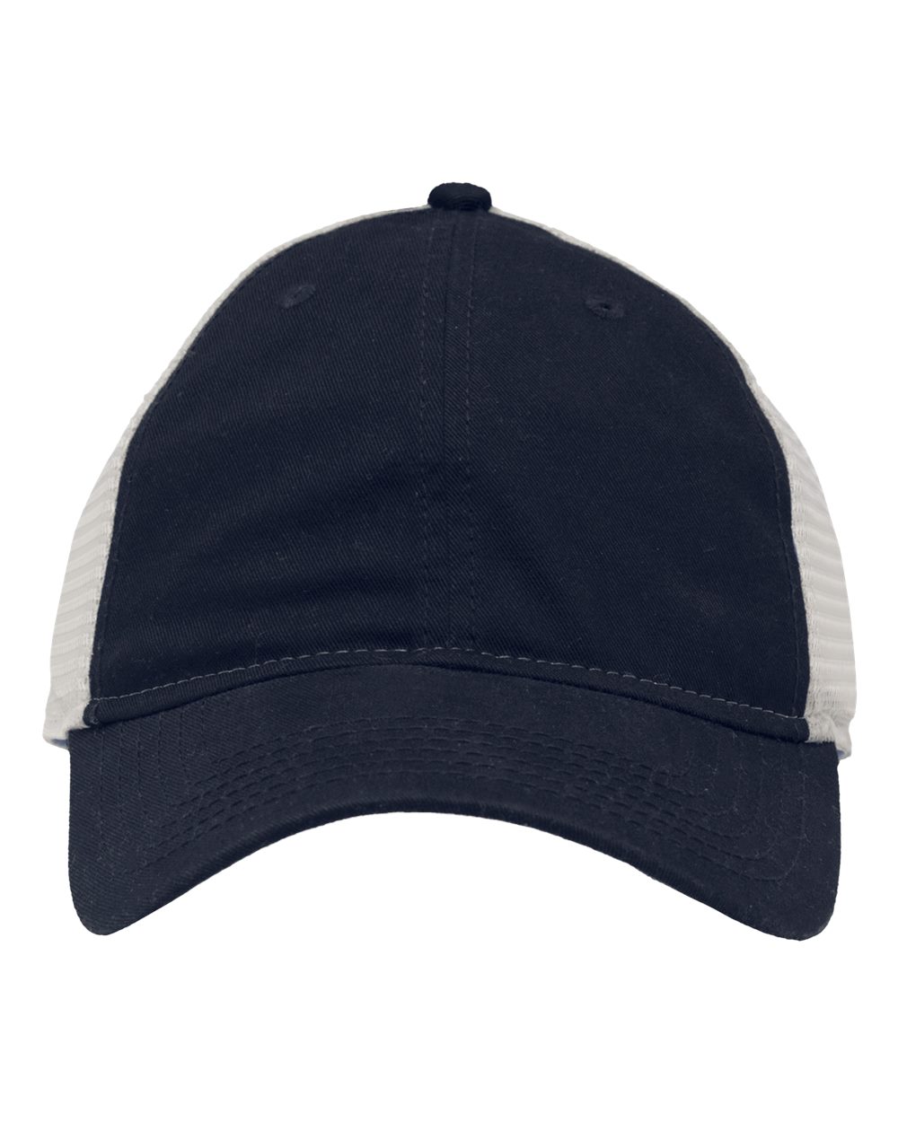 Mesh Dad Hat Fit - Front - B15395650 - Navy/ Stone