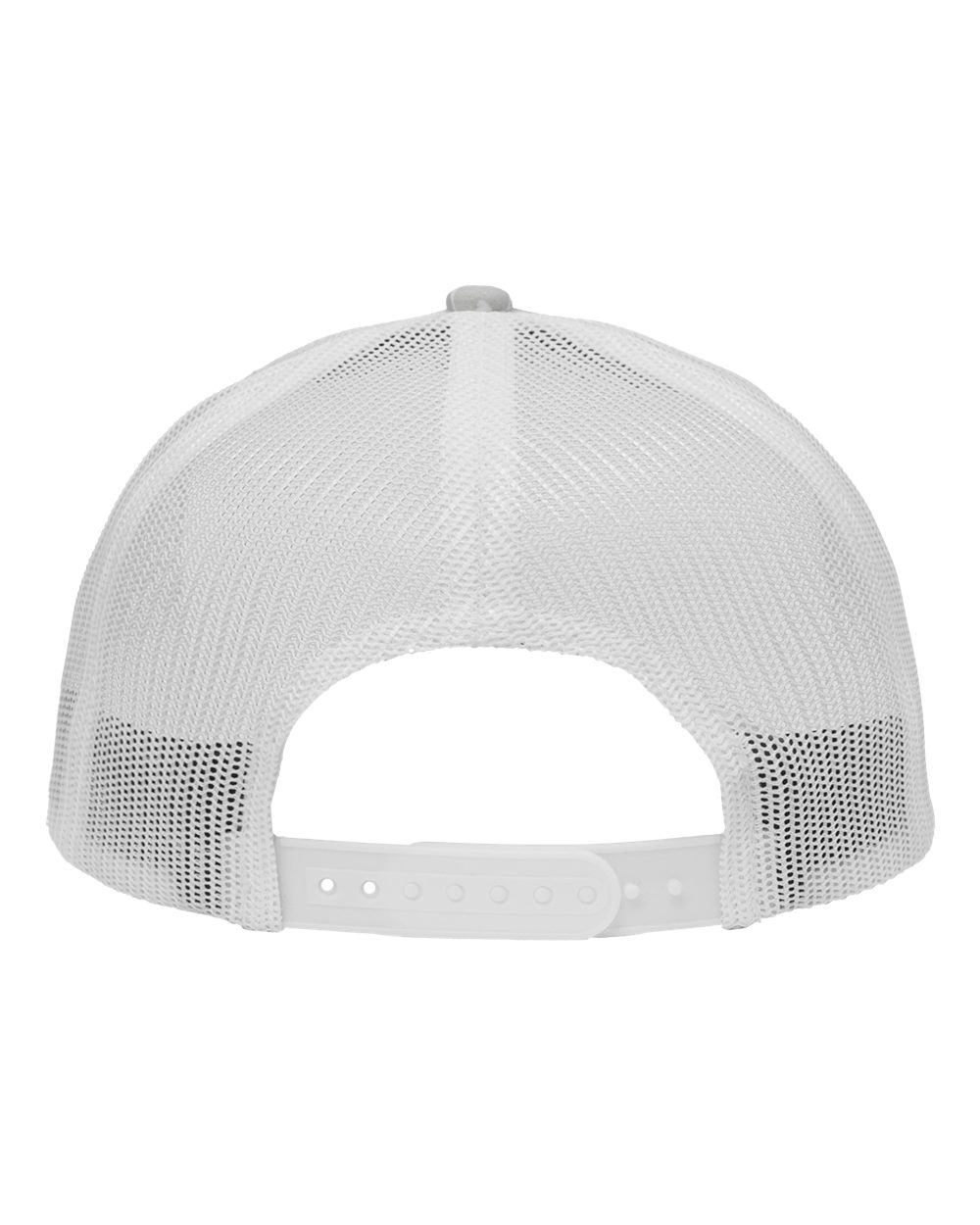 Traditional Lo-Pro Mesh Back Trucker Fit Cap - Back - B18895000 - White Camo/ White