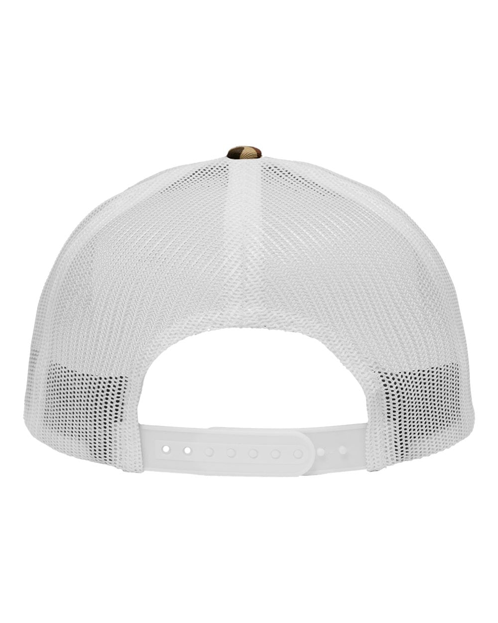 Traditional Lo-Pro Mesh Back Trucker Fit Cap - Back - B18895110 - Chino Duck Camo/ White