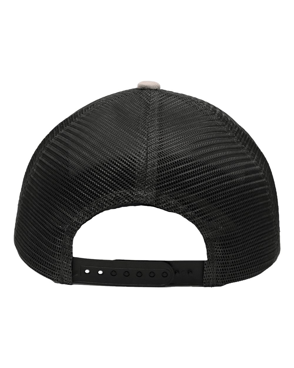 Traditional Lo-Pro Mesh Back Trucker Fit Cap - Back - B18895240 - Chino Khaki/ Black