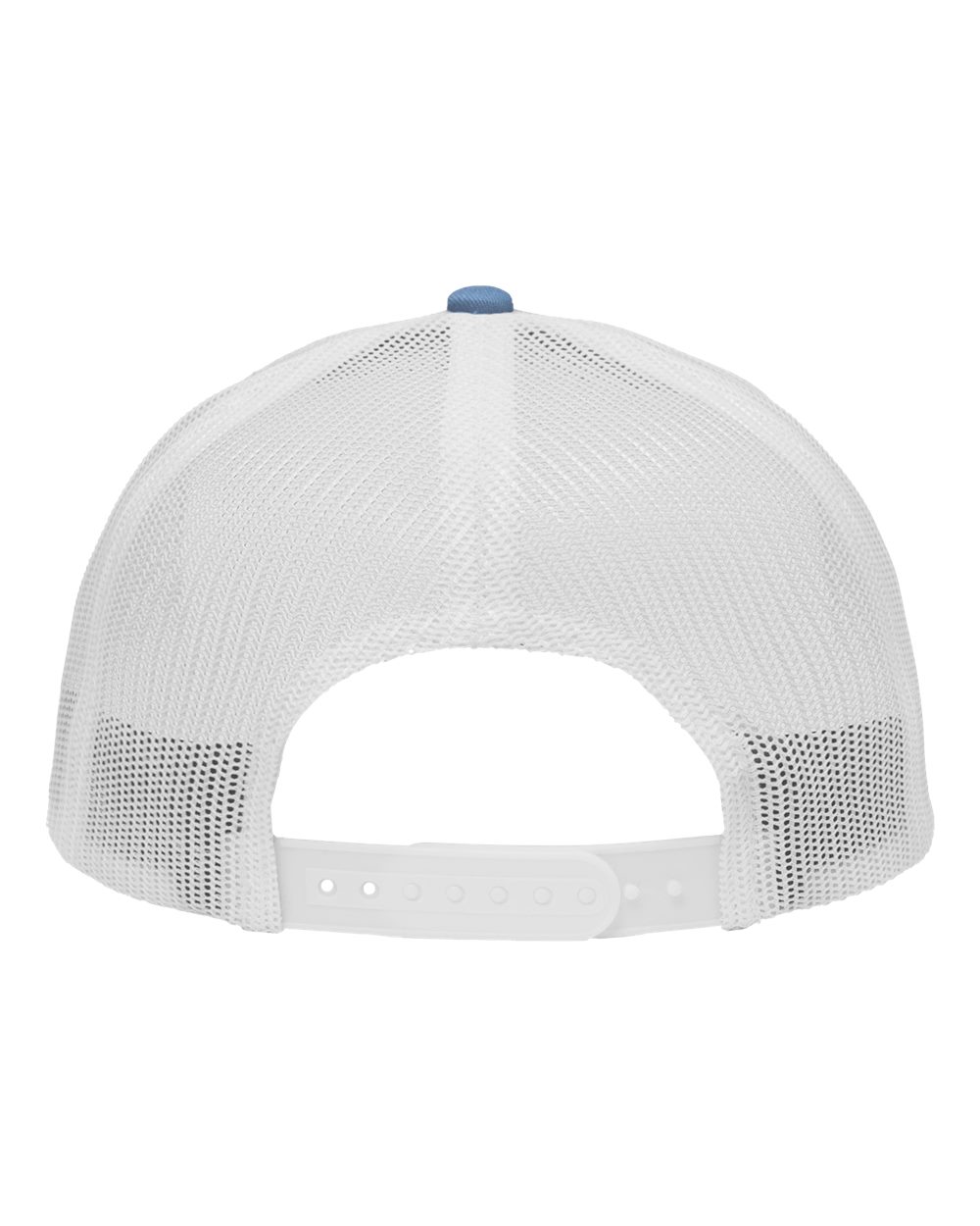 Traditional Lo-Pro Mesh Back Trucker Fit Cap - Back - B18895250 - Chino Sky Blue/ White