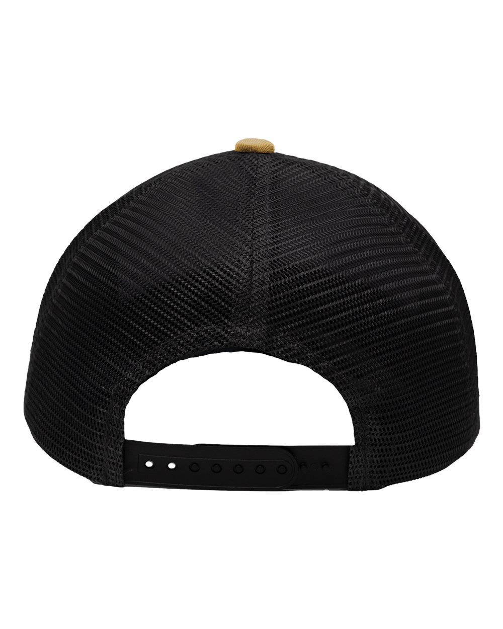 Traditional Lo-Pro Mesh Back Trucker Fit Cap - Back - B18895260 - Chino Vegas Gold/ Black