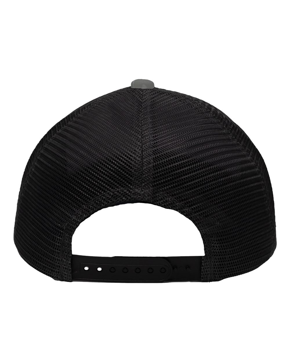 Traditional Lo-Pro Mesh Back Trucker Fit Cap - Back - B18895590 - Grey Camo/ Black