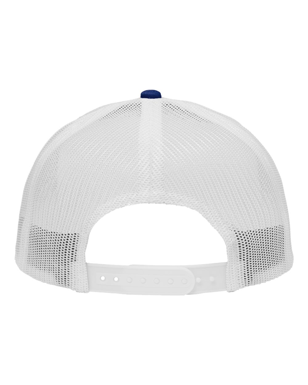 Traditional Lo-Pro Mesh Back Trucker Fit Cap - Back - B18895750 - Chino Royal/ White