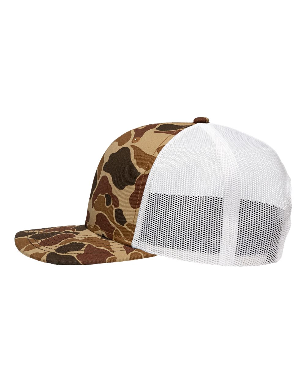 Traditional Lo-Pro Mesh Back Trucker Fit Cap - DirectSide - B18895110 - Chino Duck Camo/ White
