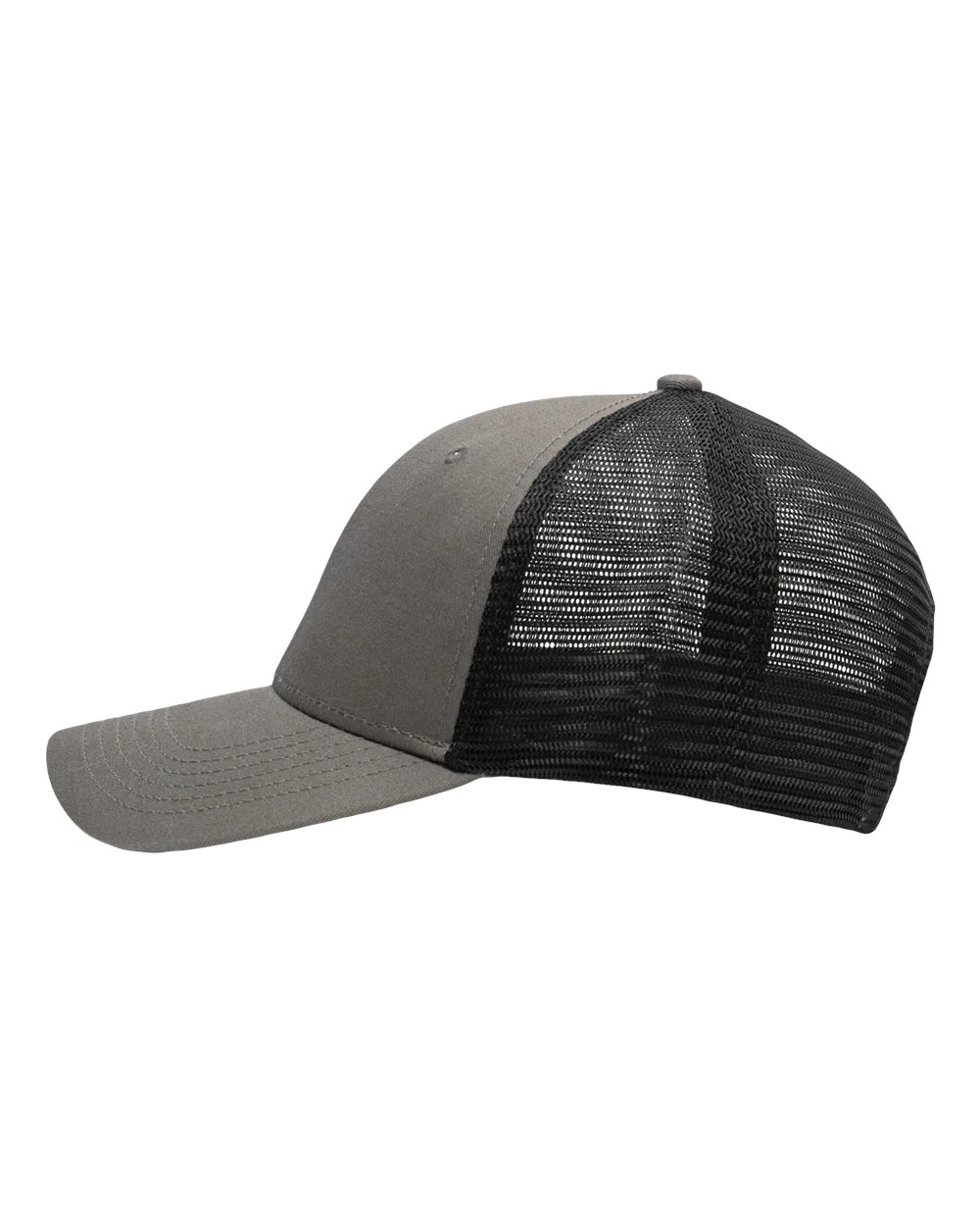 Traditional Lo-Pro Mesh Back Trucker Fit Cap - DirectSide - B18895120 - Chino Grey/ Black