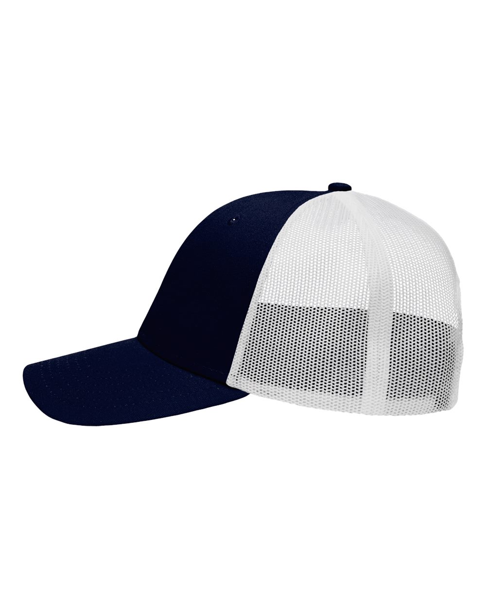 Traditional Lo-Pro Mesh Back Trucker Fit Cap - DirectSide - B18895210 - Chino Navy/ White