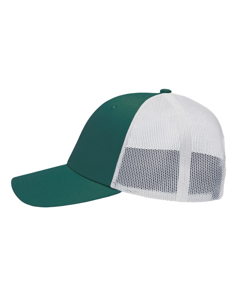 Traditional Lo-Pro Mesh Back Trucker Fit Cap - DirectSide - B18895540 - Chino Forest Green/ White