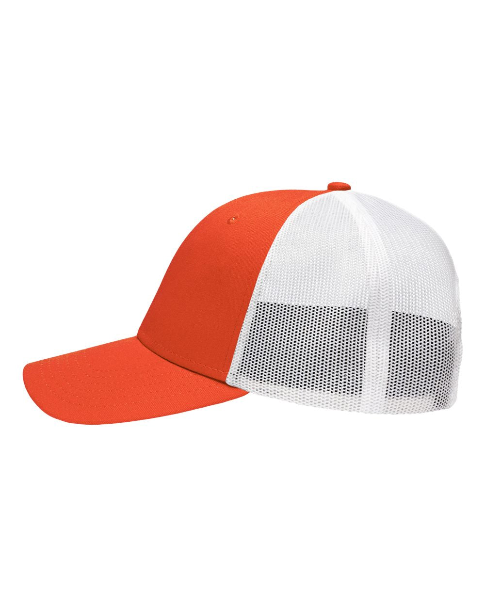 Traditional Lo-Pro Mesh Back Trucker Fit Cap - DirectSide - B18895660 - Chino Orange/ White