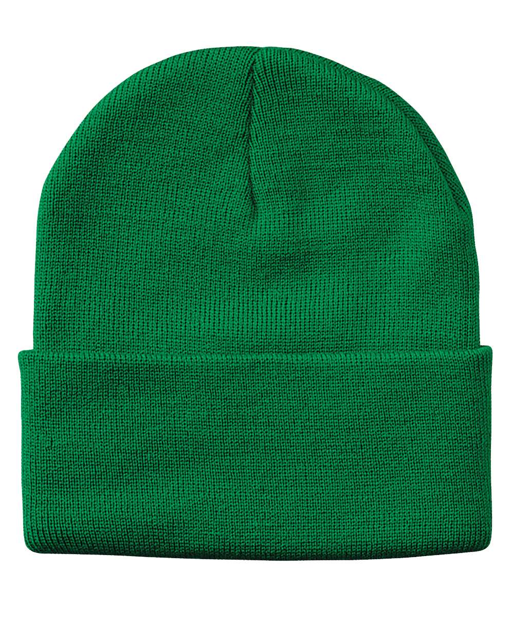 12" Solid Cuffed Beanie - Back - B83995600 - Kelly
