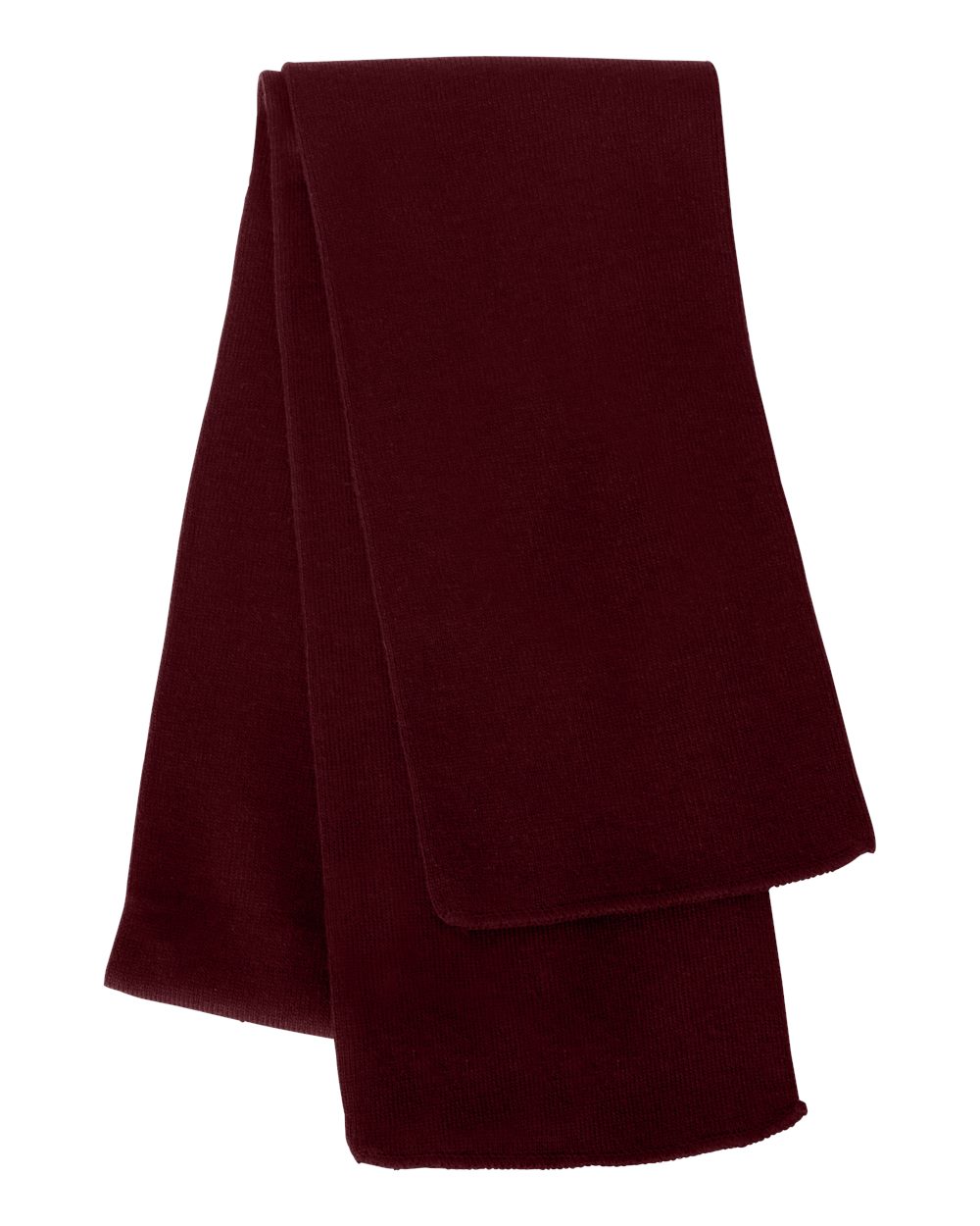 Knit Scarf - Back - B88795530 - Maroon