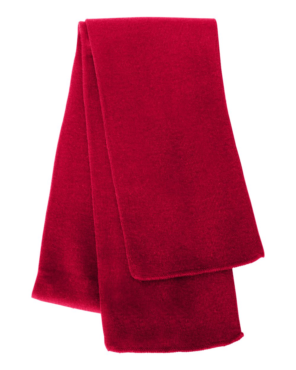 Knit Scarf - Back - B88795700 - Red