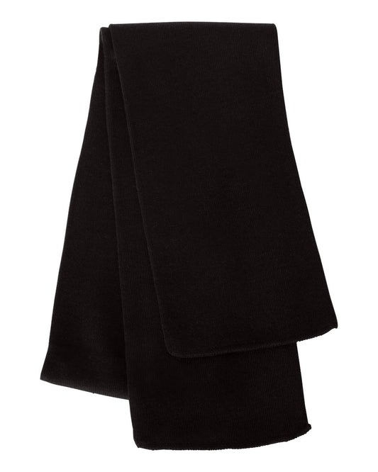 Knit Scarf - Front - B88795500 - Black