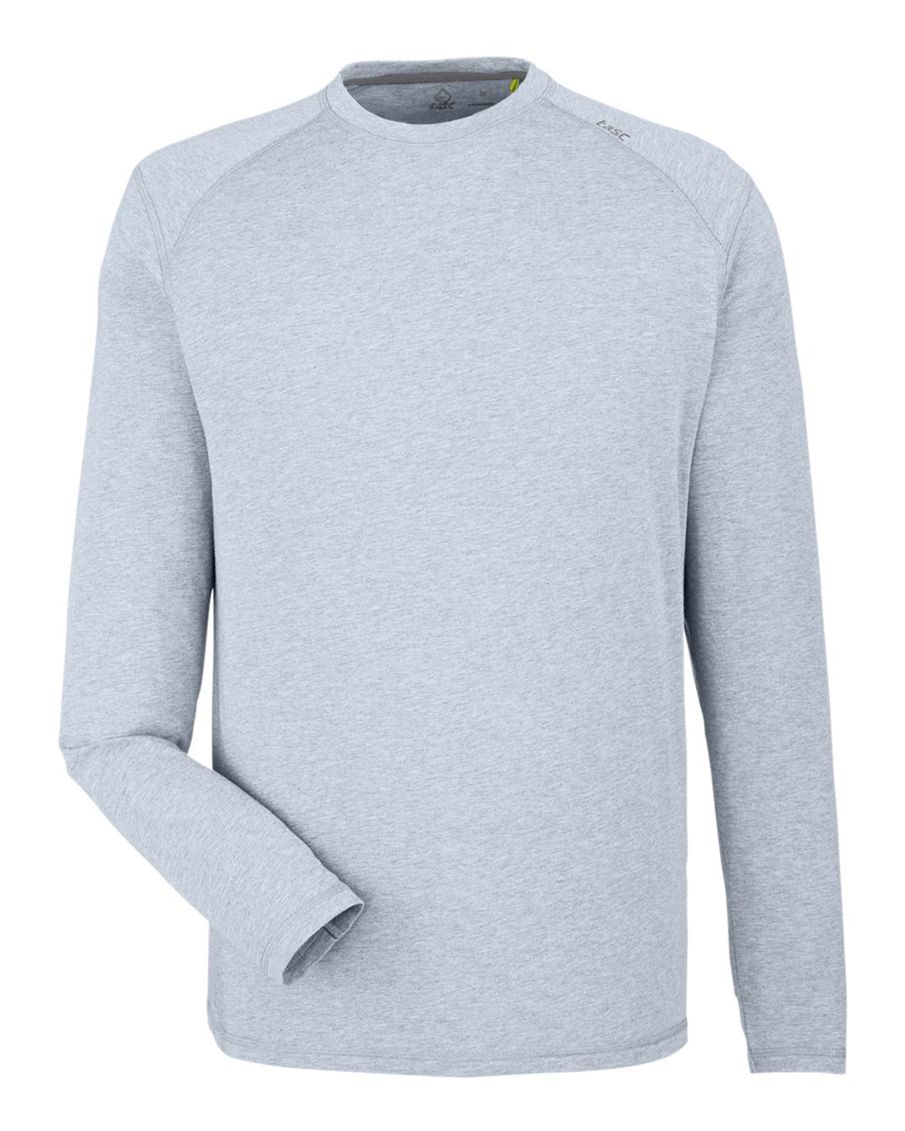 Men's Carrollton Fitness Long Sleeve T-Shirt - Front - B651D8253 - Cloud Heather