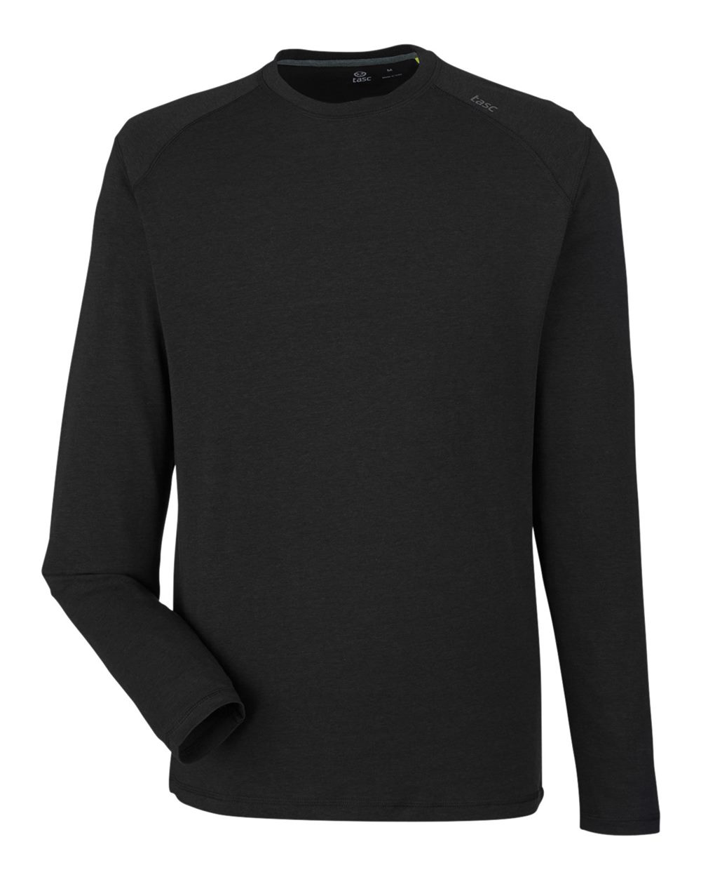 Men's Carrollton Fitness Long Sleeve T-Shirt - Front - B651D8503 - Black
