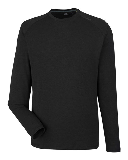 Men's Carrollton Fitness Long Sleeve T-Shirt - Front - B651D8503 - Black