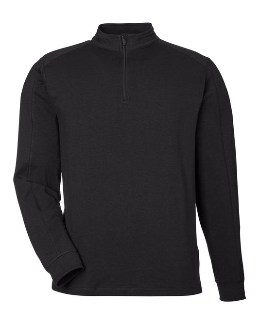 Men's Carrollton Quarter-Zip Pullover - Front - B649D8503 - Black