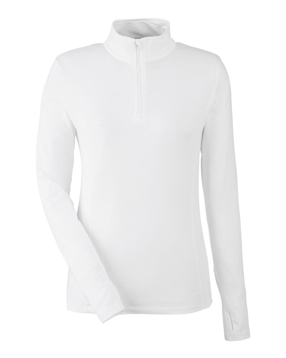 Women's Recess Quarter-Zip Pullover - Front - B659D8002 - White