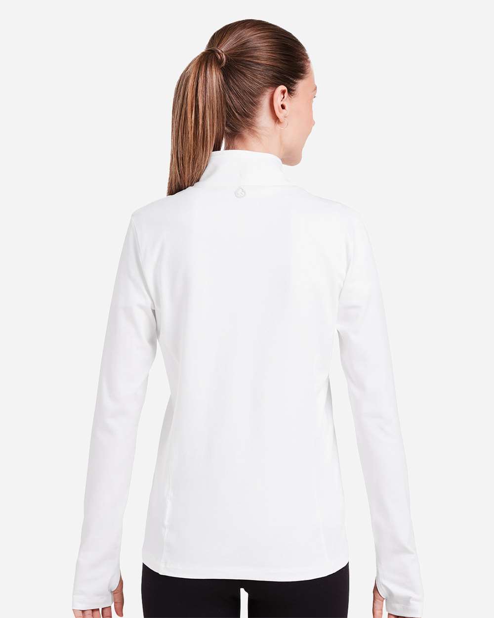 Women's Recess Quarter-Zip Pullover - OnModelBack - B659D8002 - White
