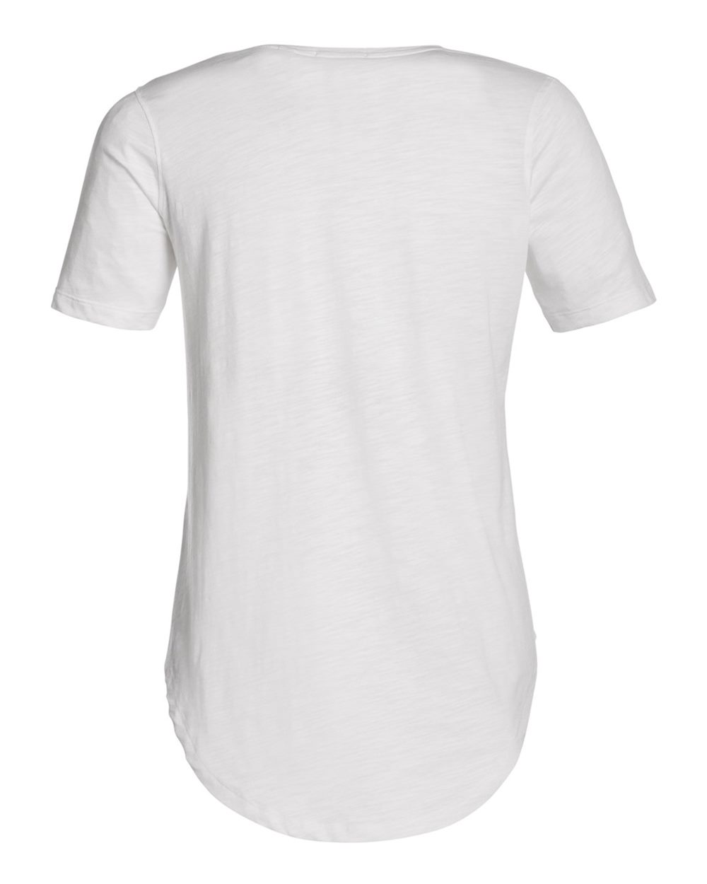 Women's Longline T-Shirt - Back - B660D8002 - White