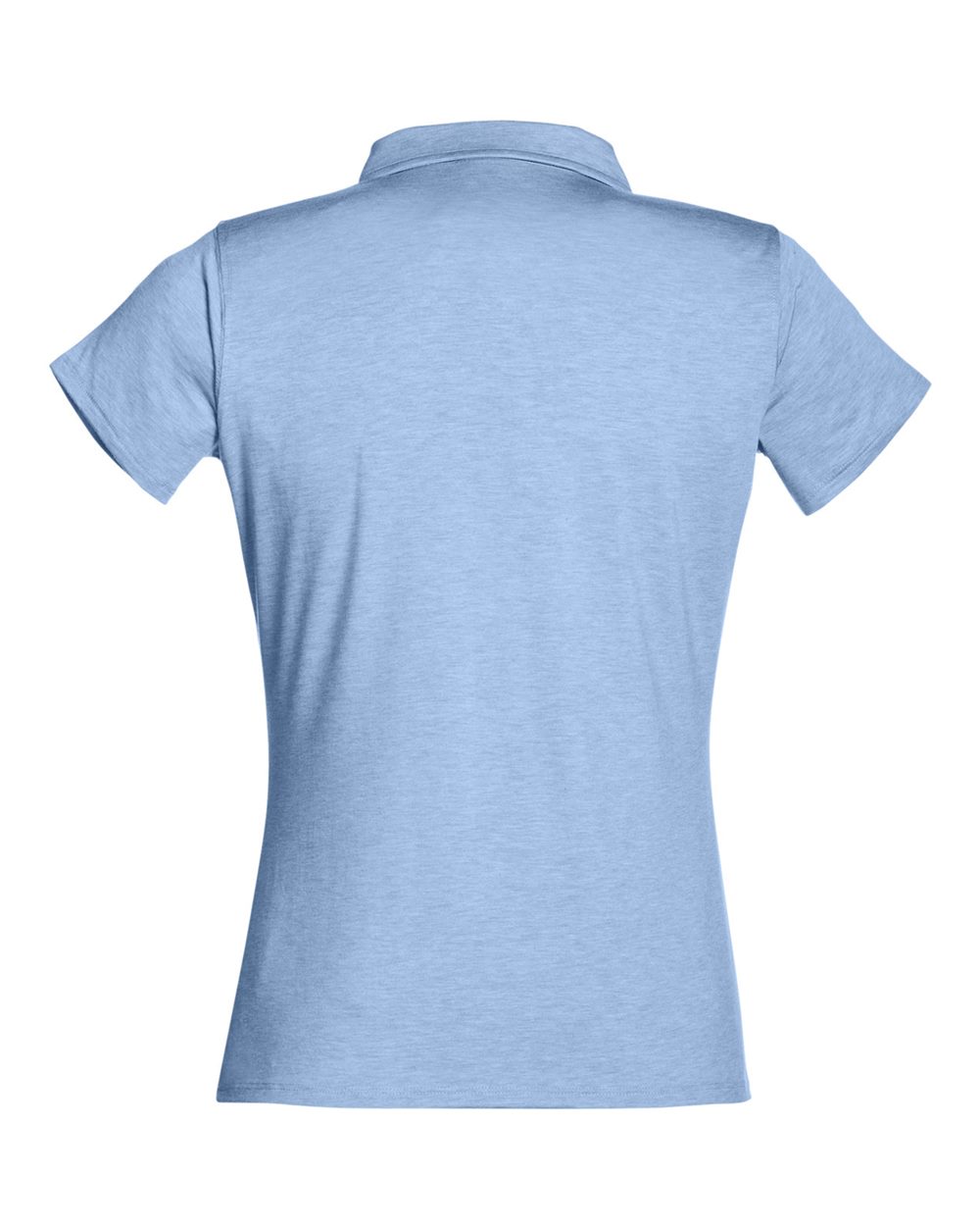 Women's Air Lightweight Polo - Back - B665D8252 - Polar Heather
