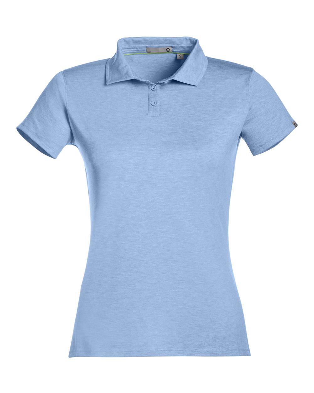Women's Air Lightweight Polo - Front - B665D8252 - Polar Heather