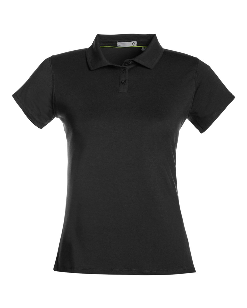 Women's Air Lightweight Polo - Front - B665D8502 - Black