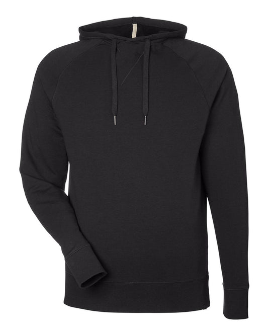 Men's Varsity Hooded Sweatshirt - Front - B656D8503 - Black