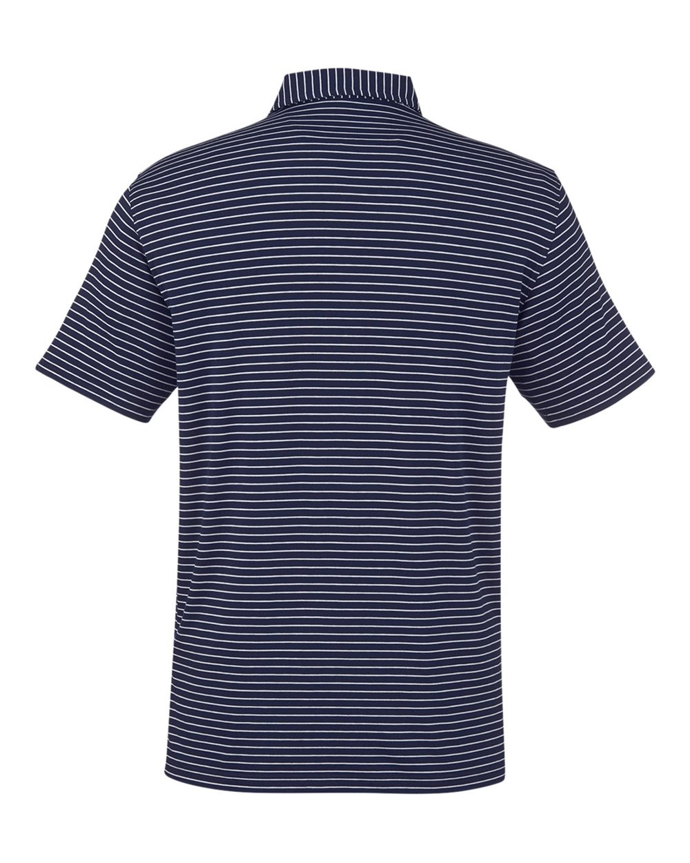 Men's Cloud Lightweight Polo Brookline Stripe - Back - B654D8653 - Classic Navy/ White