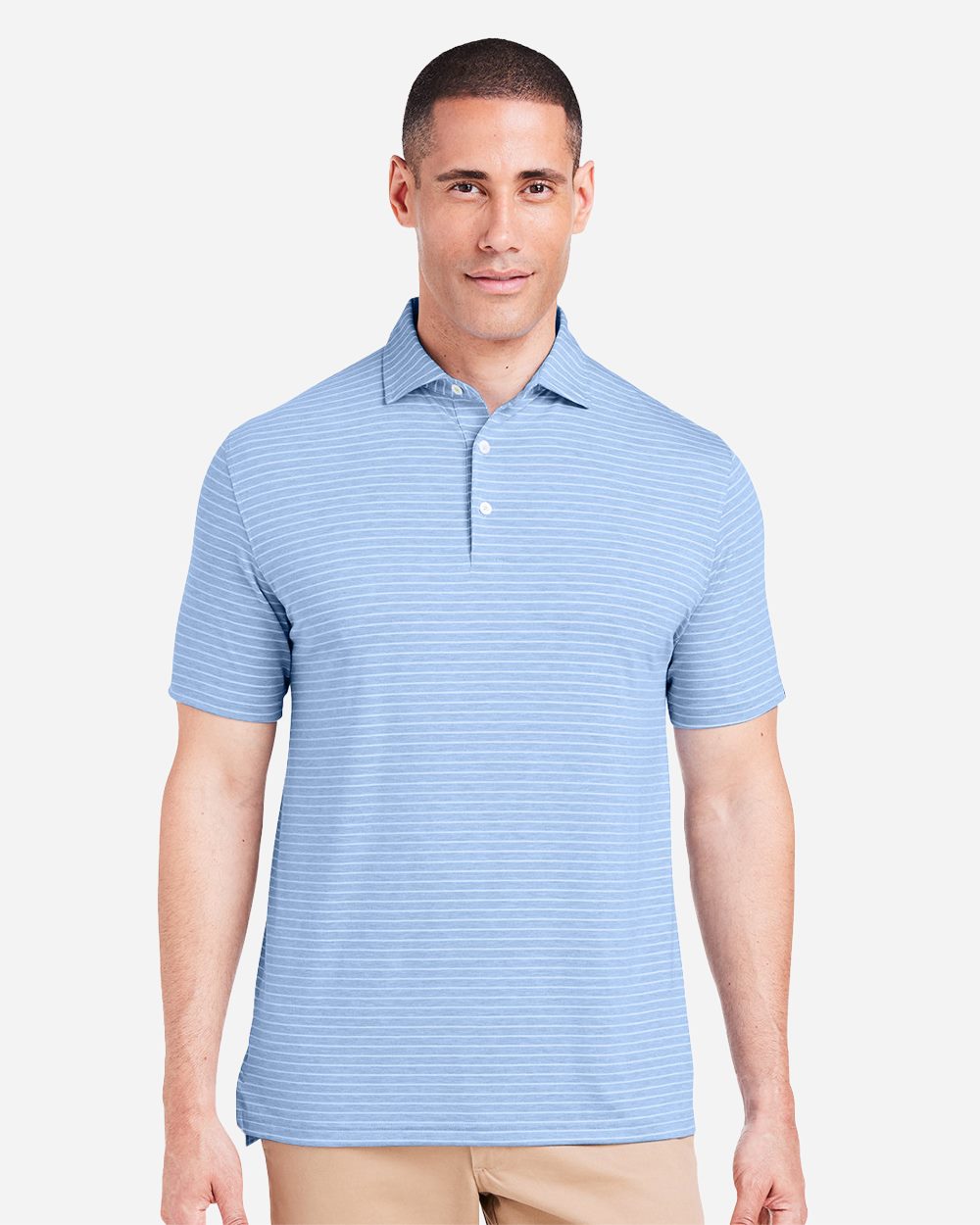 Men's Cloud Lightweight Polo Brookline Stripe - styleImage
