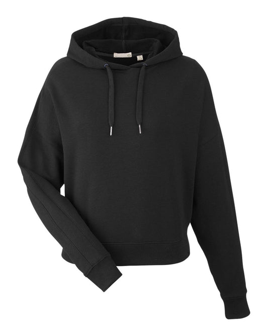 Women's Studio Hooded Fleece - Front - B663D8502 - Black