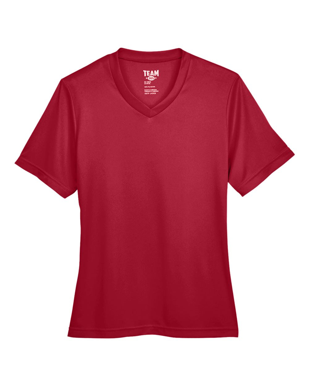 Women's Zone Performance T-Shirt - Front - B680D9102 - Sport Scarlet Red