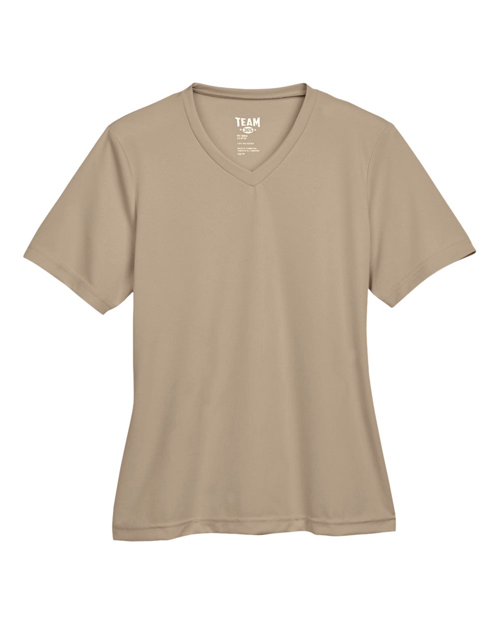 Women's Zone Performance T-Shirt - Front - B680D9112 - Desert Khaki