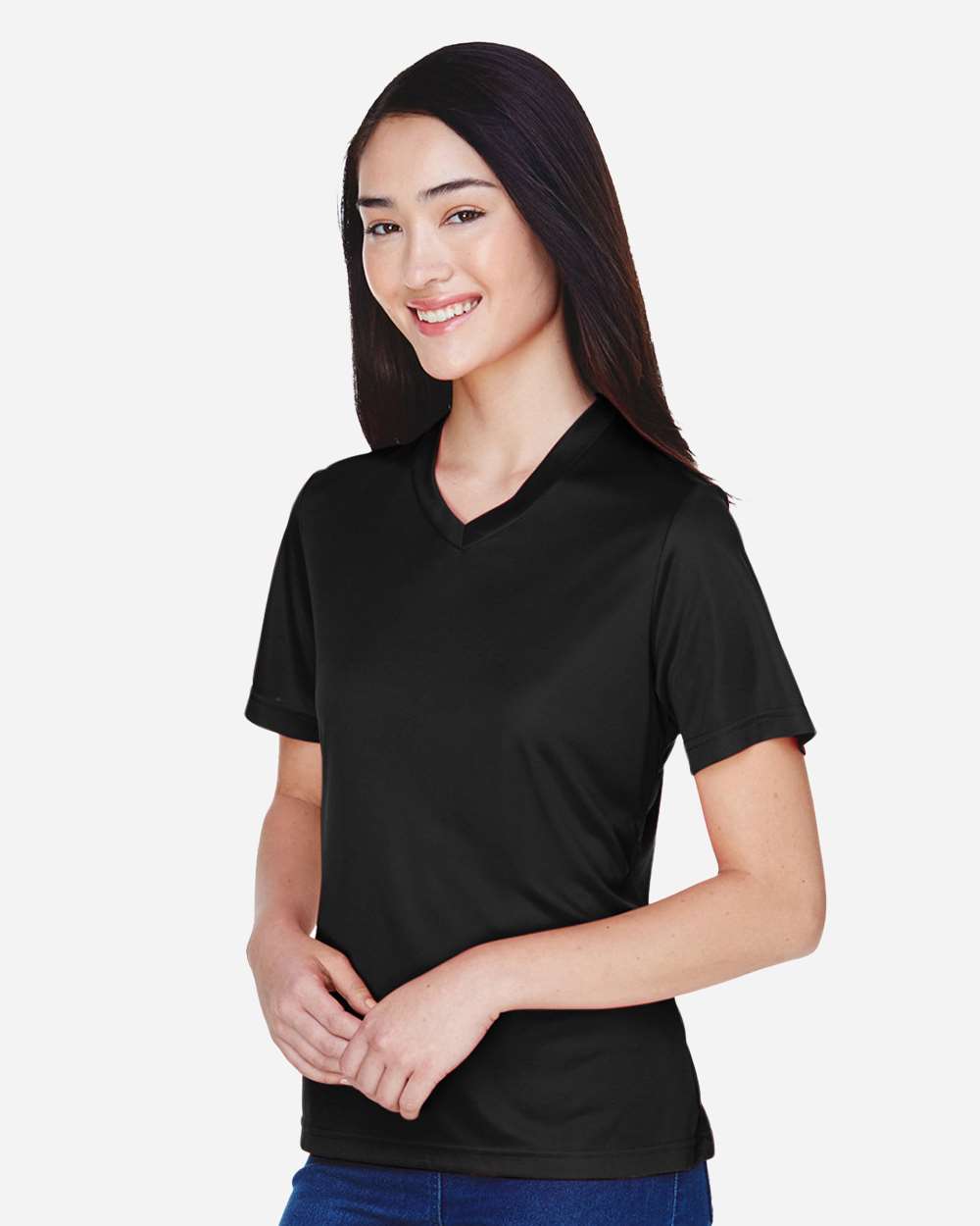 Women's Zone Performance T-Shirt - OnModelSide - B680D9502 - Black