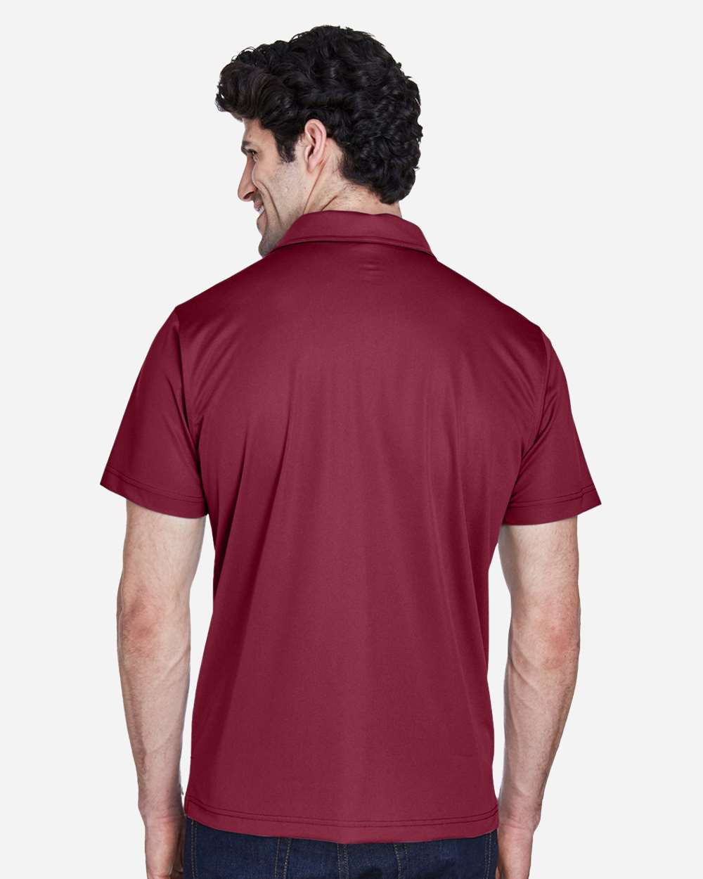 Men's Command Snag Protection Polo - OnModelBack - B690D9102 - Sport Maroon