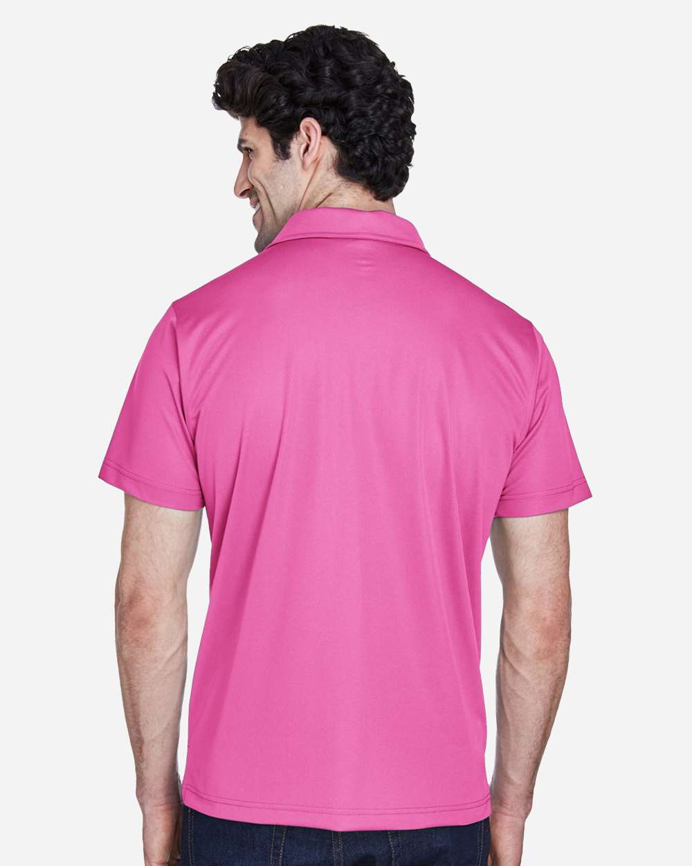Men's Command Snag Protection Polo - OnModelBack - B690D9312 - Sport Charity Pink