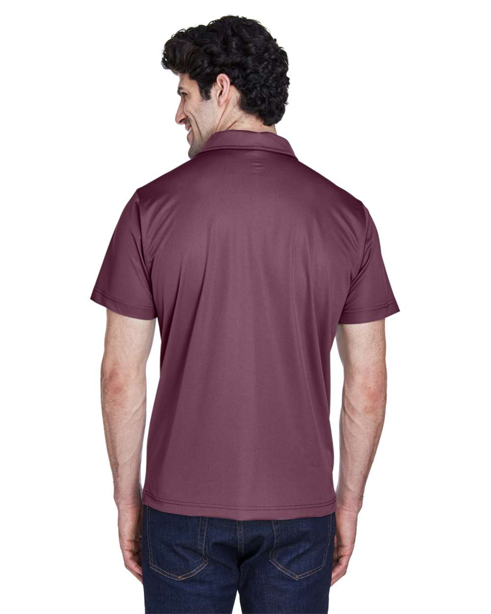Men's Command Snag Protection Polo - OnModelBack - B690D9532 - Sport Dark Maroon