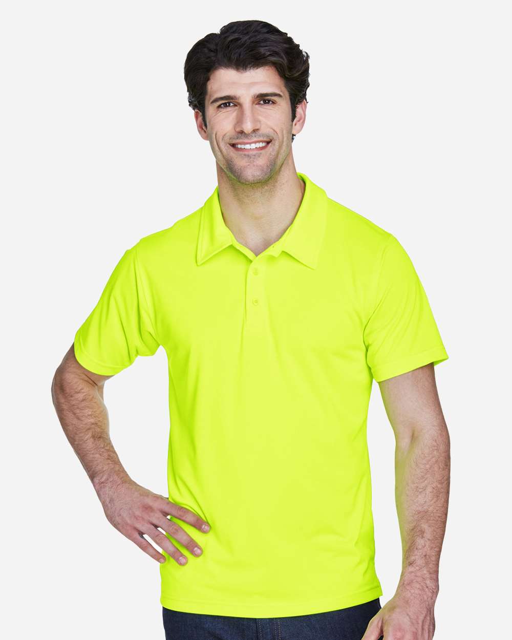 Men's Command Snag Protection Polo - OnModelFront - B690D9172 - Safety Yellow