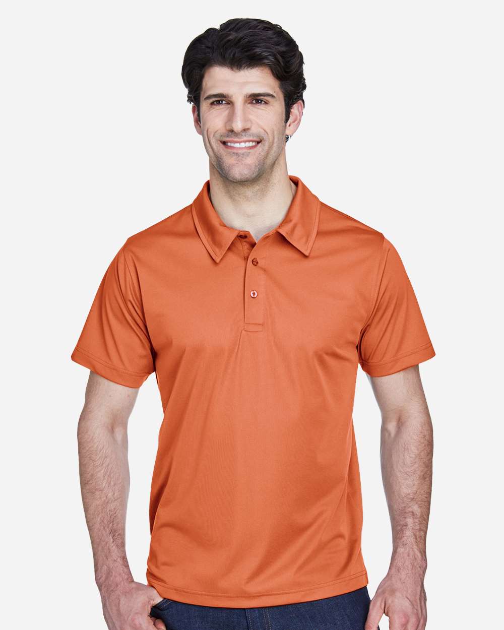 Men's Command Snag Protection Polo - OnModelFront - B690D9322 - Sport Burnt Orange