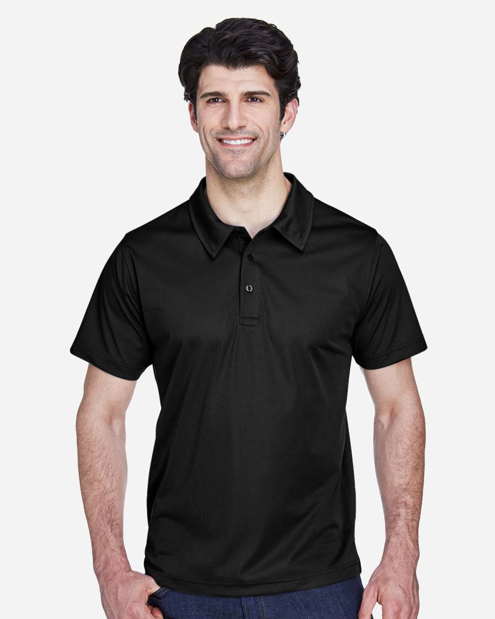 Men's Command Snag Protection Polo - OnModelFront - B690D9502 - Black