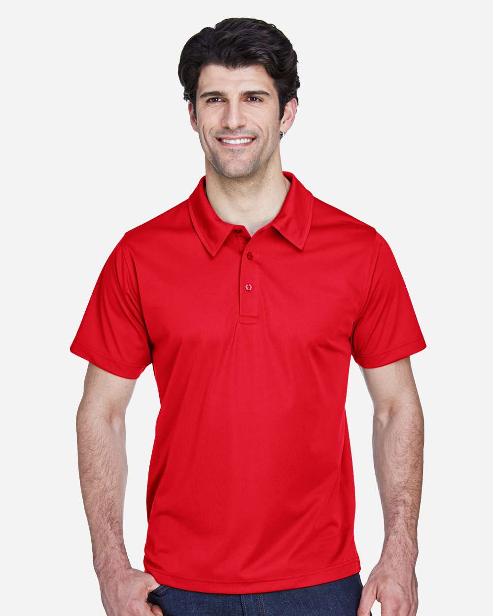 Men's Command Snag Protection Polo - OnModelFront - B690D9702 - Sport Red