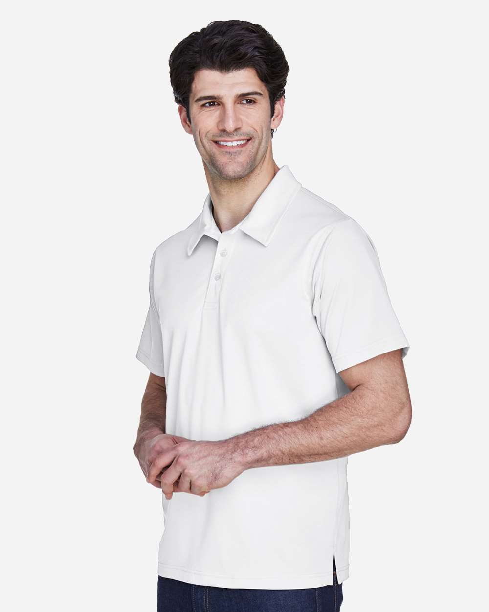 Men's Command Snag Protection Polo - OnModelSide - B690D9002 - White