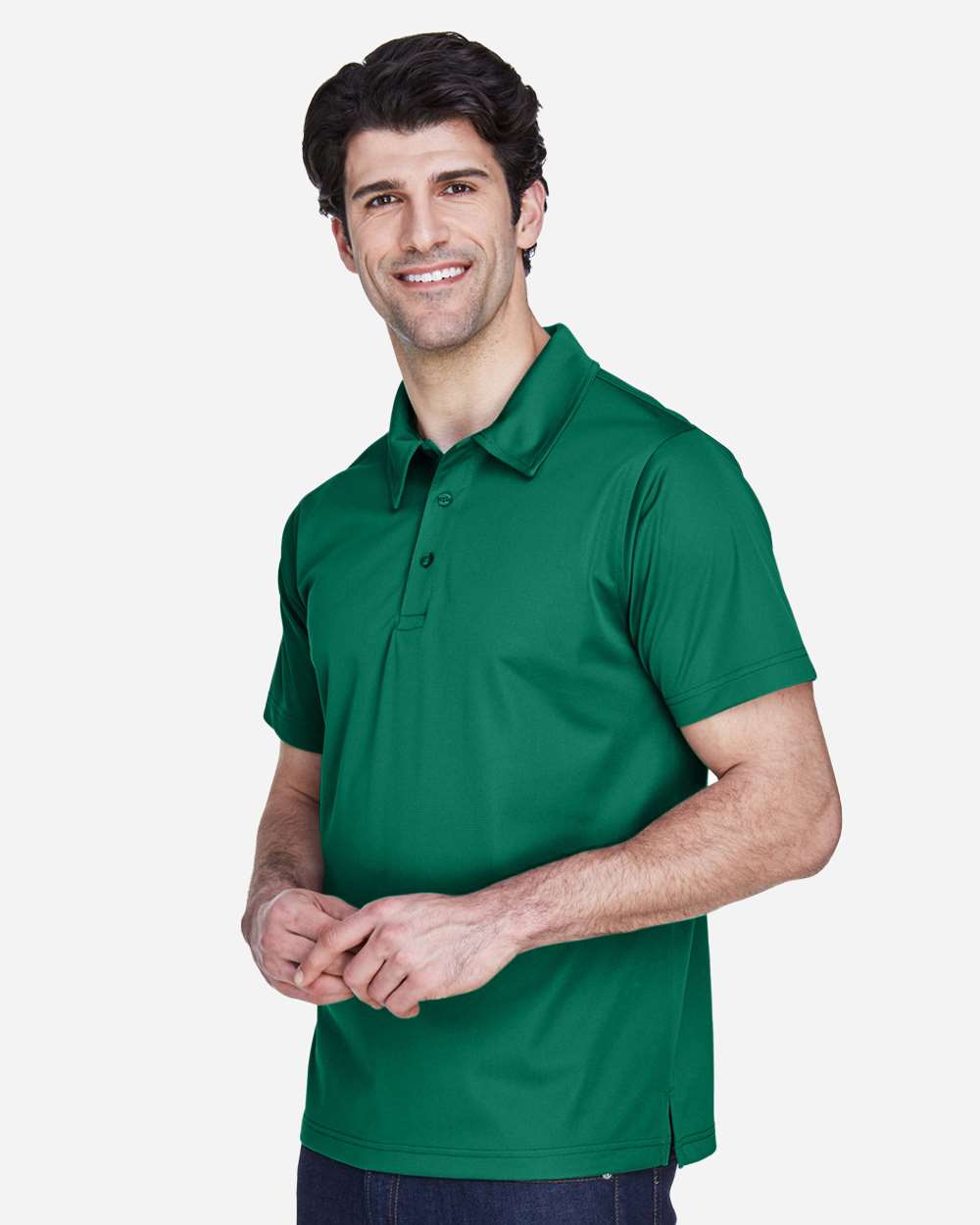 Men's Command Snag Protection Polo - OnModelSide - B690D9072 - Sport Forest
