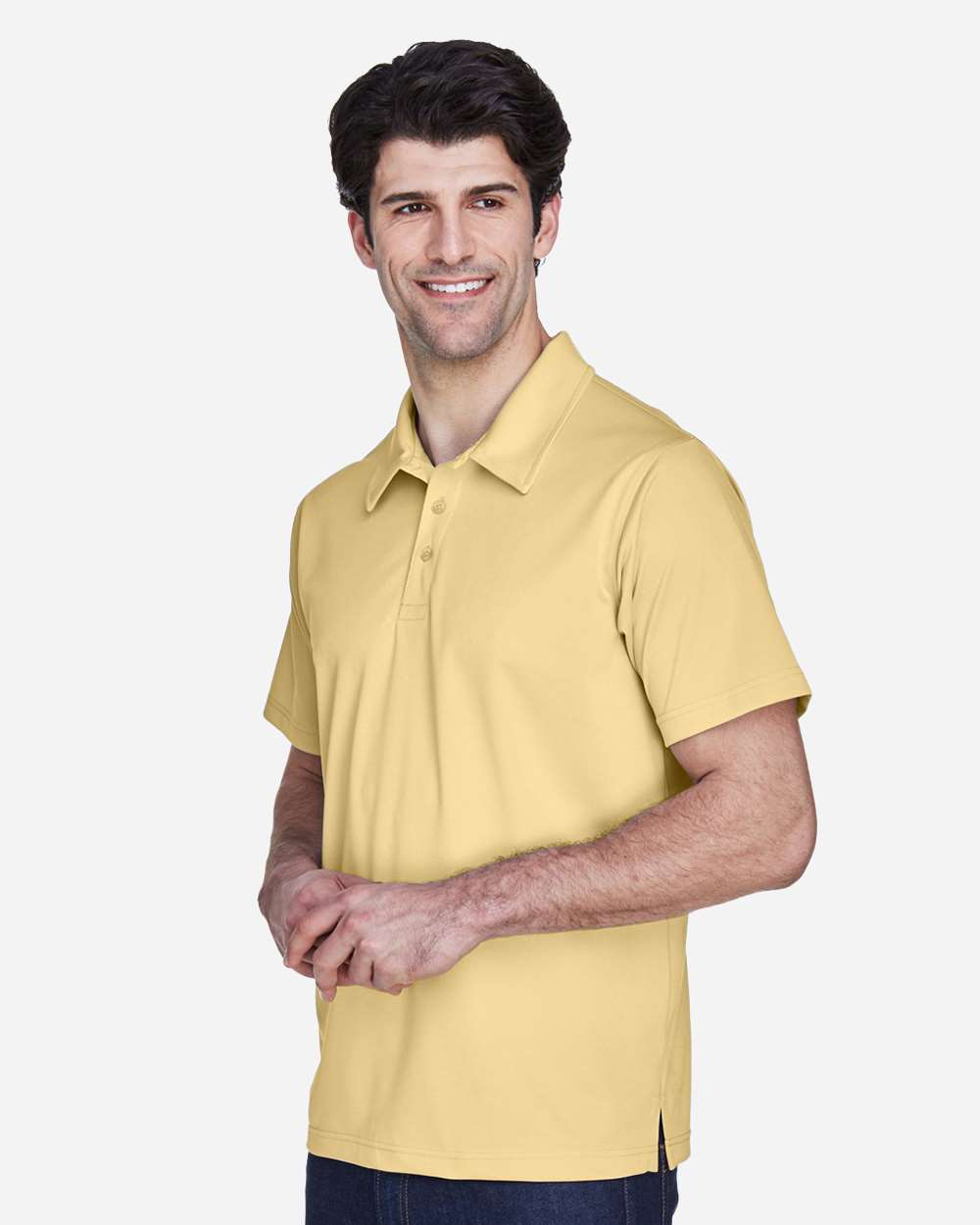 Men's Command Snag Protection Polo - OnModelSide - B690D9142 - Sport Vegas Gold