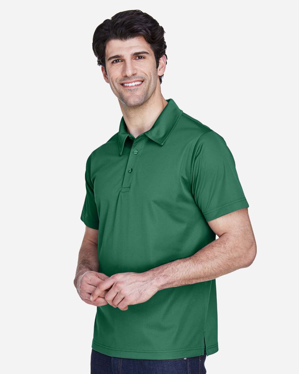 Men's Command Snag Protection Polo - OnModelSide - B690D9192 - Sport Dark Green