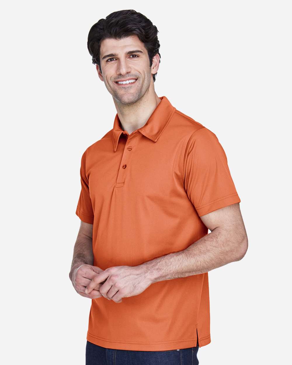 Men's Command Snag Protection Polo - OnModelSide - B690D9322 - Sport Burnt Orange